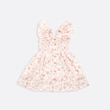 Organic Cotton Strap Frill Smock Dress | Arabella Blossom