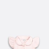 Strawberry éclair Scalloped collar Dress