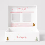 Oscar Bear My Christmas Keepsake Box | Personalise every detail