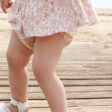 Luxury Organic cotton Girls Pink floral top
