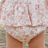 Luxury Organic cotton Girls Pink floral top