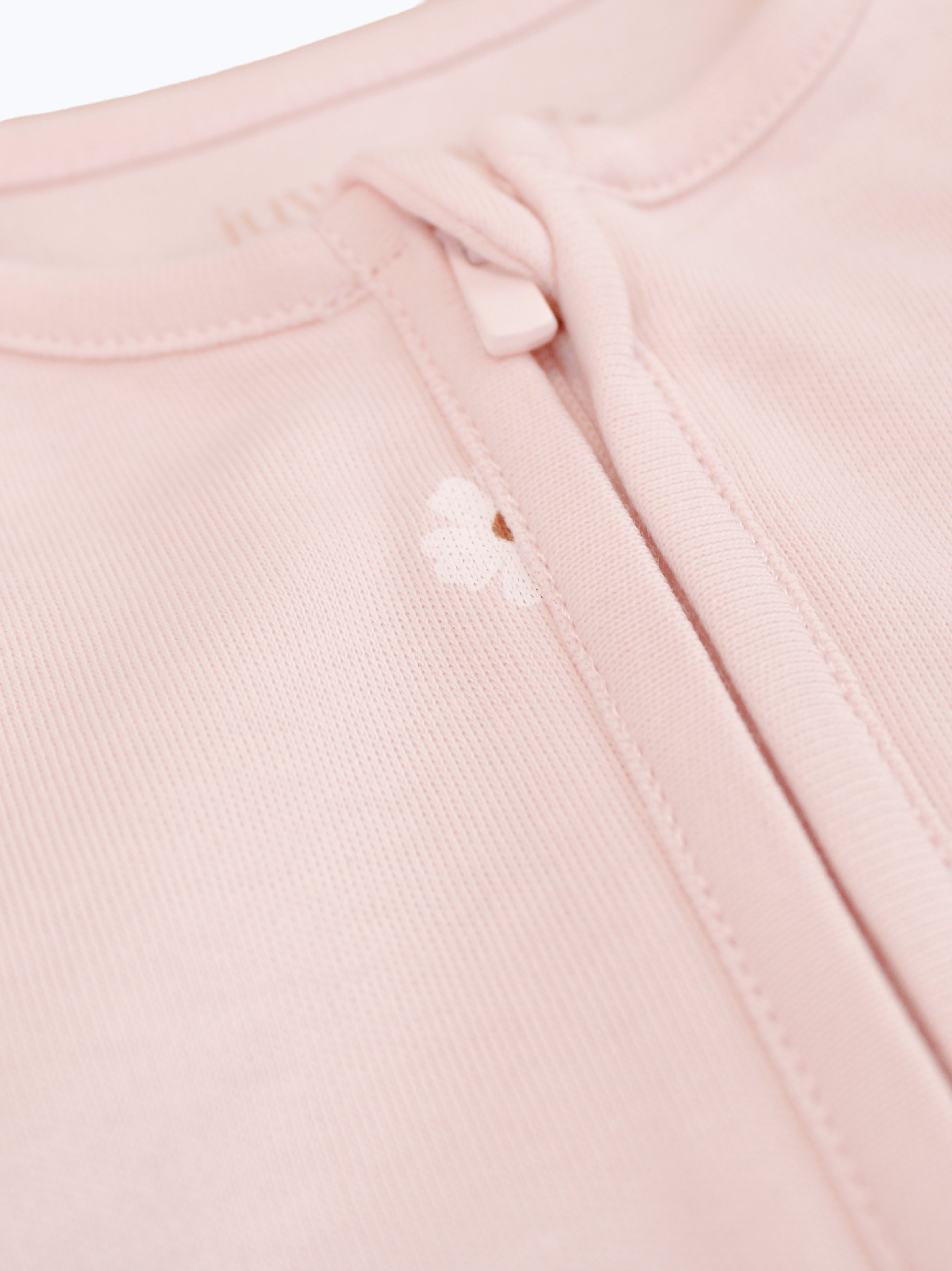 luxury Organic cotton sleepsuit with two way zip pink baby sleepsuit Luxury organic cotton two way zip sleepsuit for baby with the softest organic cotton