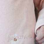 Luxury organic cotton wrapover  bodysuit for baby