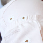 Luxury organic cotton wrapover  bodysuit for baby