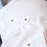 Luxury organic cotton wrapover  bodysuit for baby