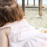 Luxury organic pink top with organic cotton for baby, toddler and girls 
