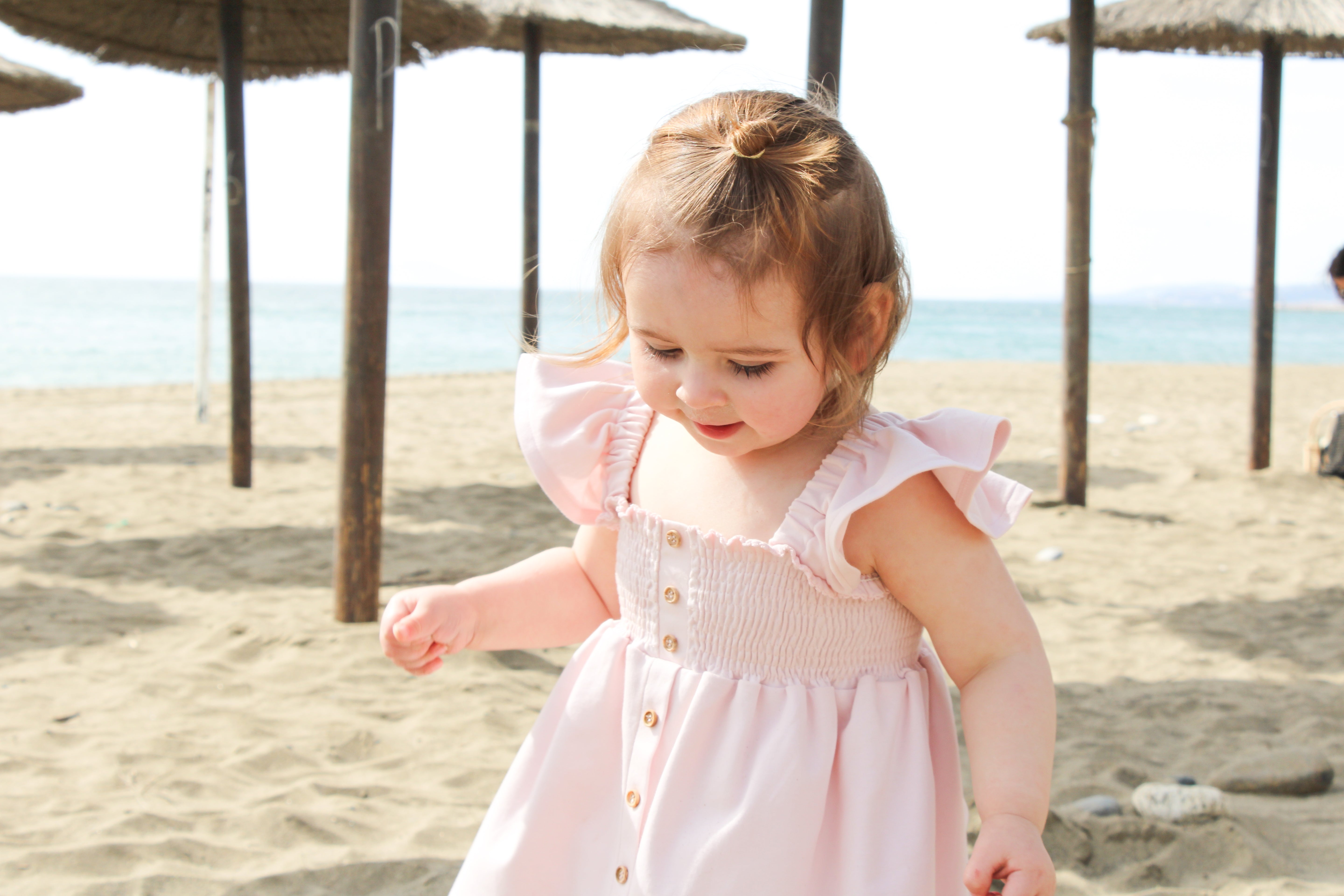Organic Gots Certified Baby & Girls Dress pink