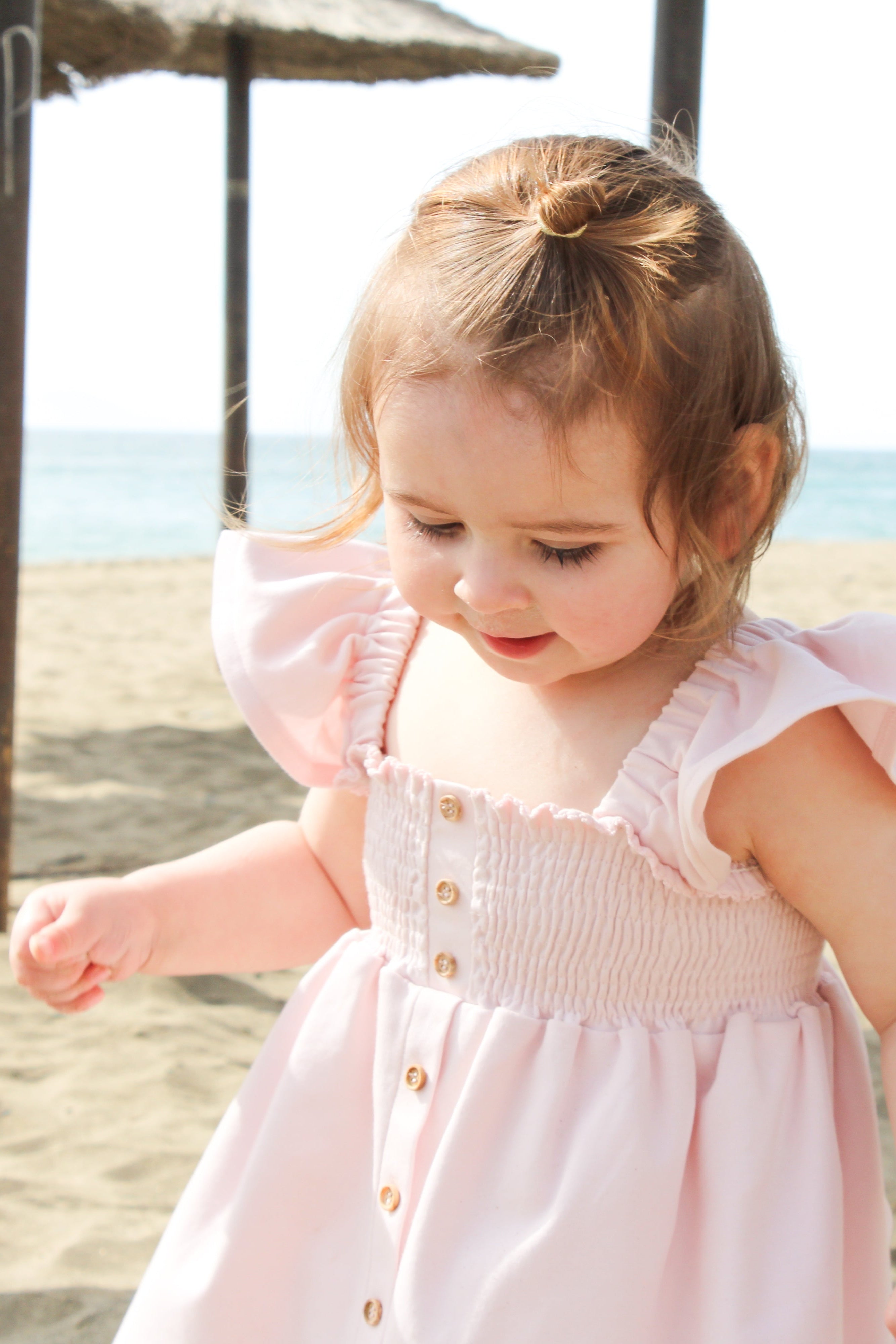 Organic Gots Certified Baby & Girls Dress pink