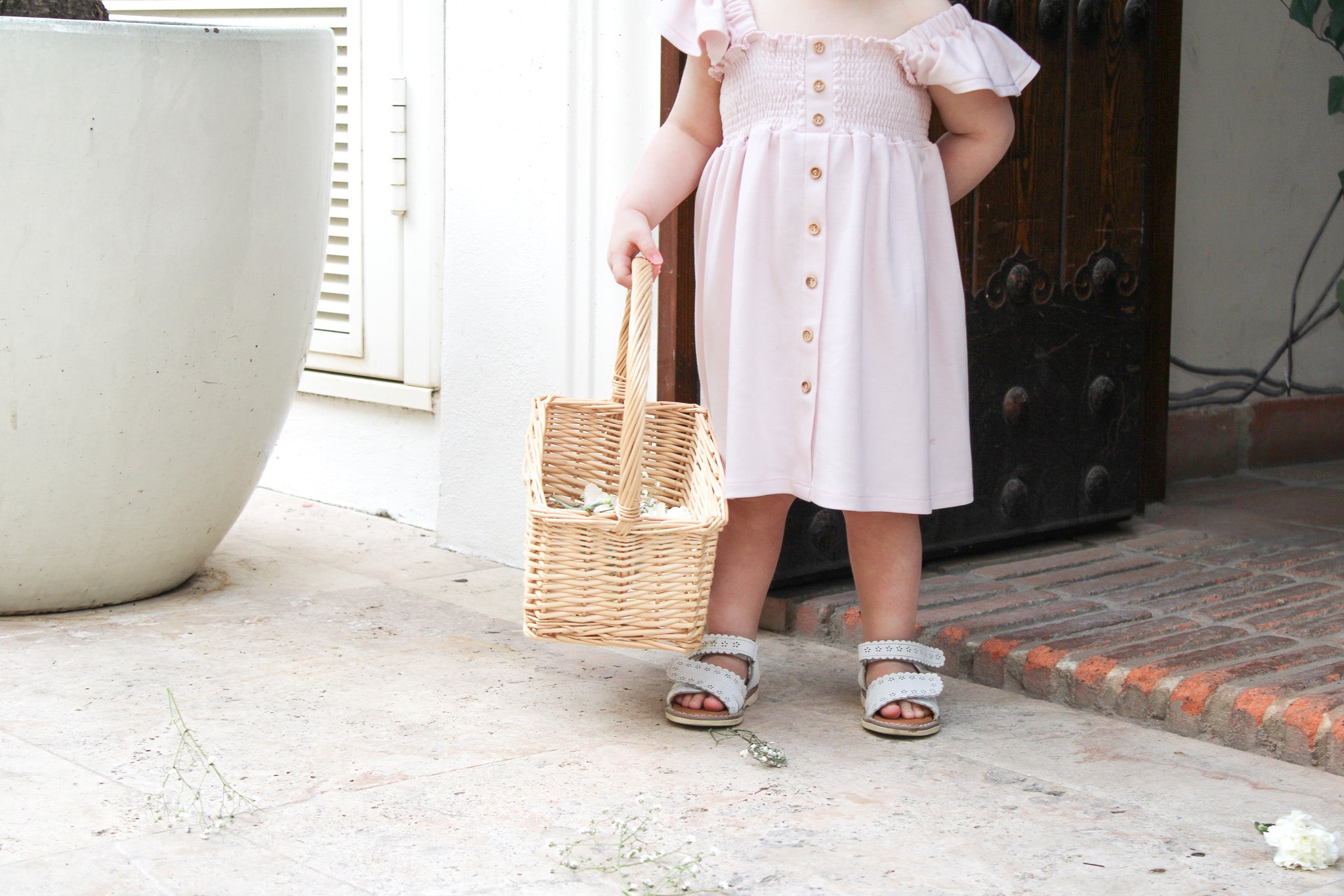 Organic Gots Certified Baby & Girls Dress pink