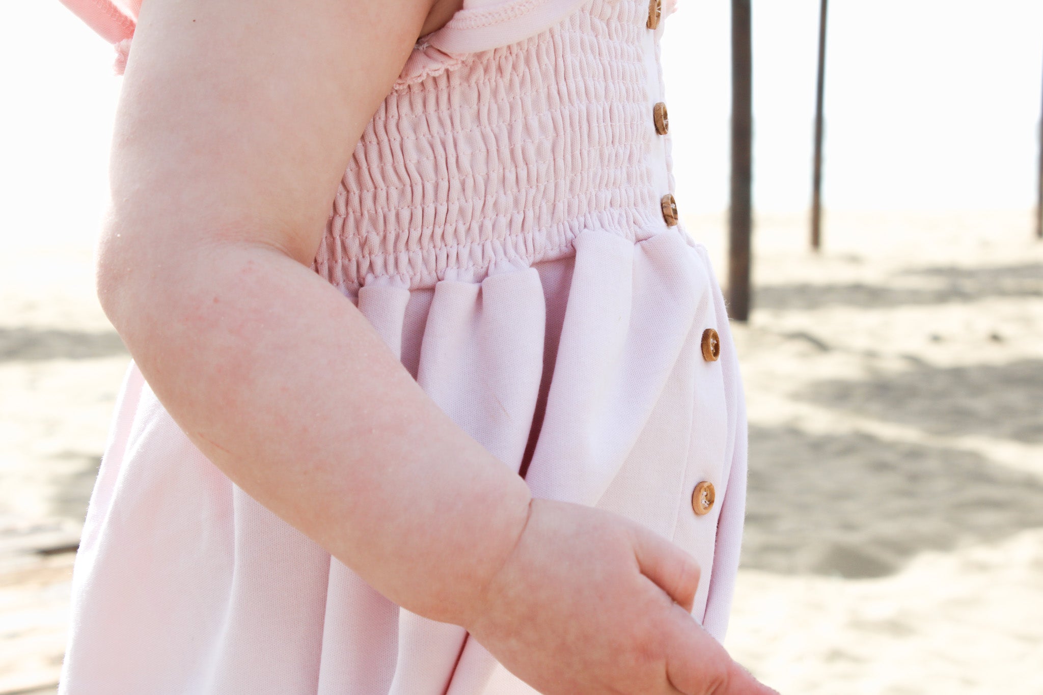 Organic Gots Certified Baby & Girls Dress pink