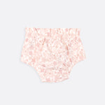 Pink floral Luxury organic cotton baby & toddler Bloomers