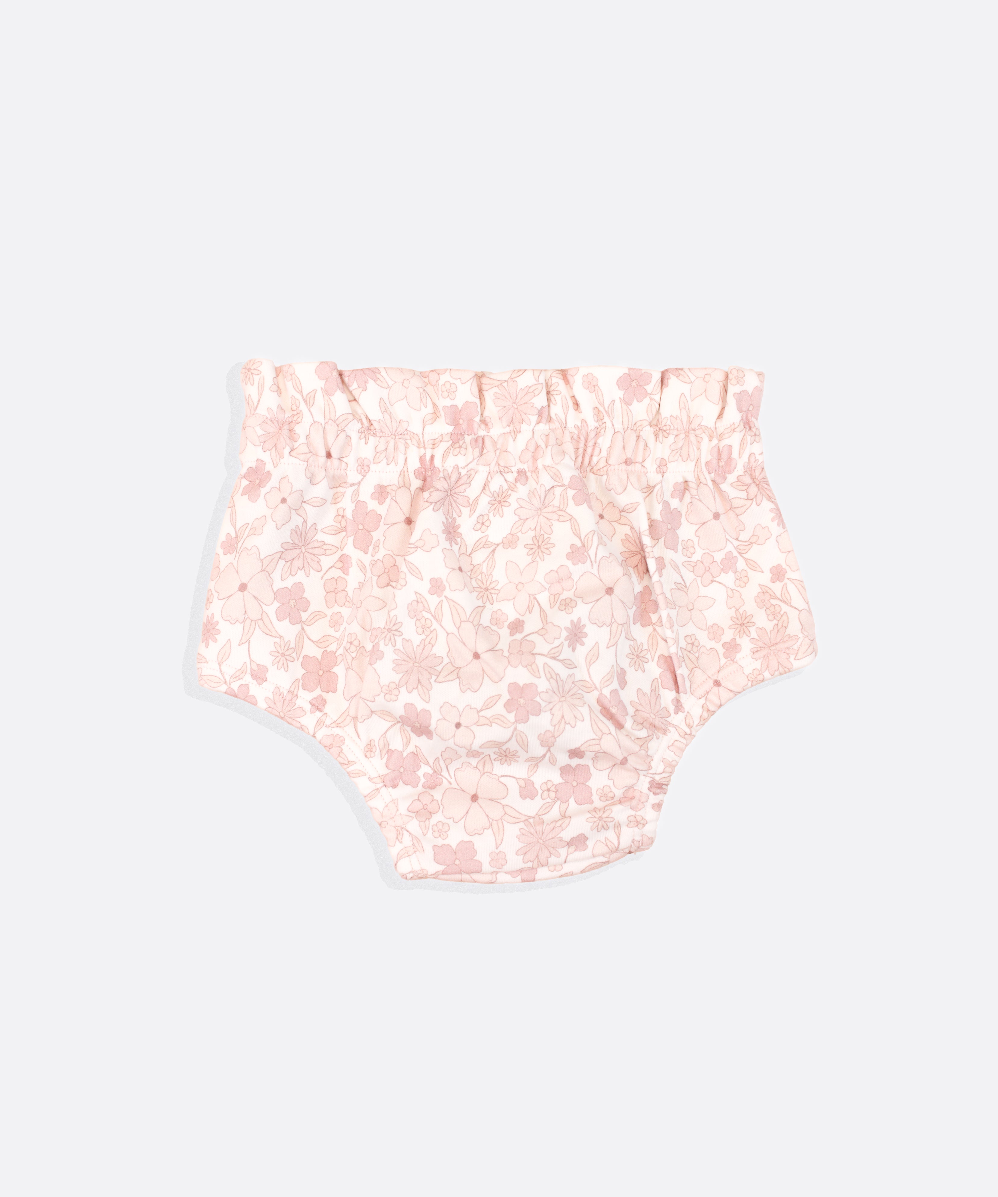 Pink floral Luxury organic cotton baby & toddler Bloomers