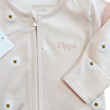 Personalised Baby Sleepsuit - Two Way Zip