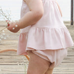 Pink Luxury organic cotton baby & toddler Bloomers
