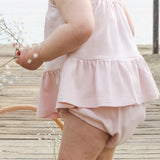 Pink Luxury organic cotton baby & toddler Bloomers