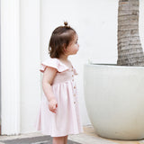 Sustainable Organic Gots Certified Baby & Girls Dress pink